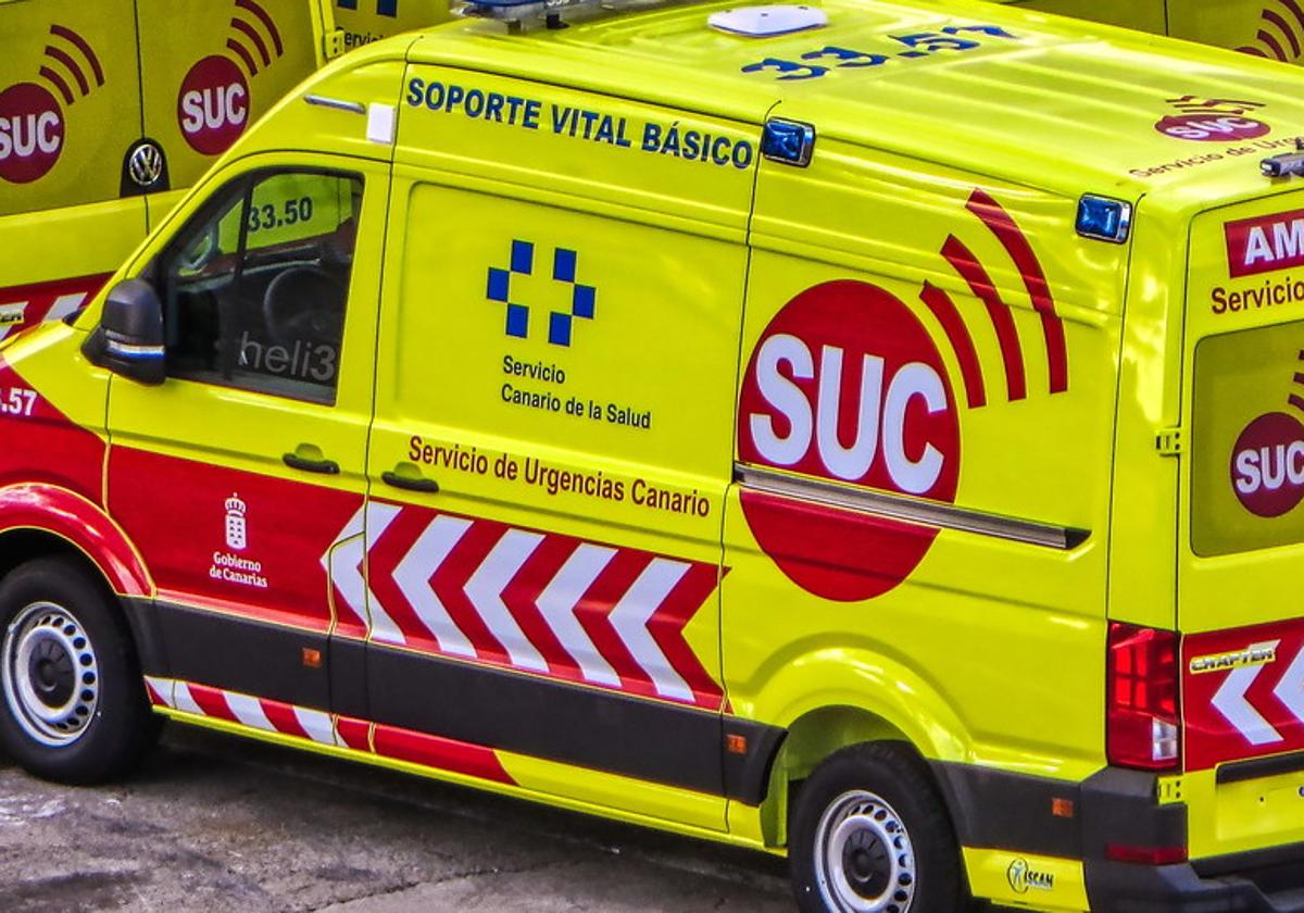 Ambulancia del SUC.