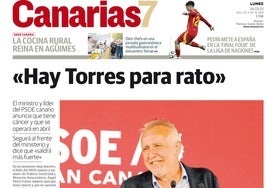 Vea la portada de CANARIAS 7 de este lunes 24 de marzo