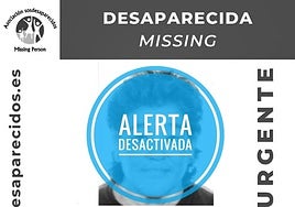 Imagen del cartel del desaparecido.