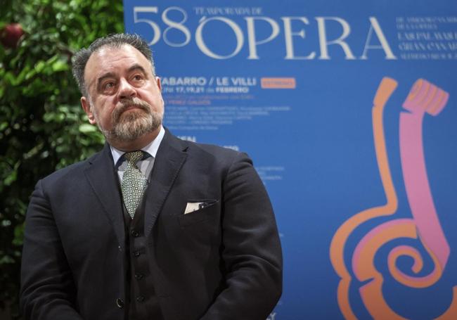 Carlos Álvarez, este miércoles.
