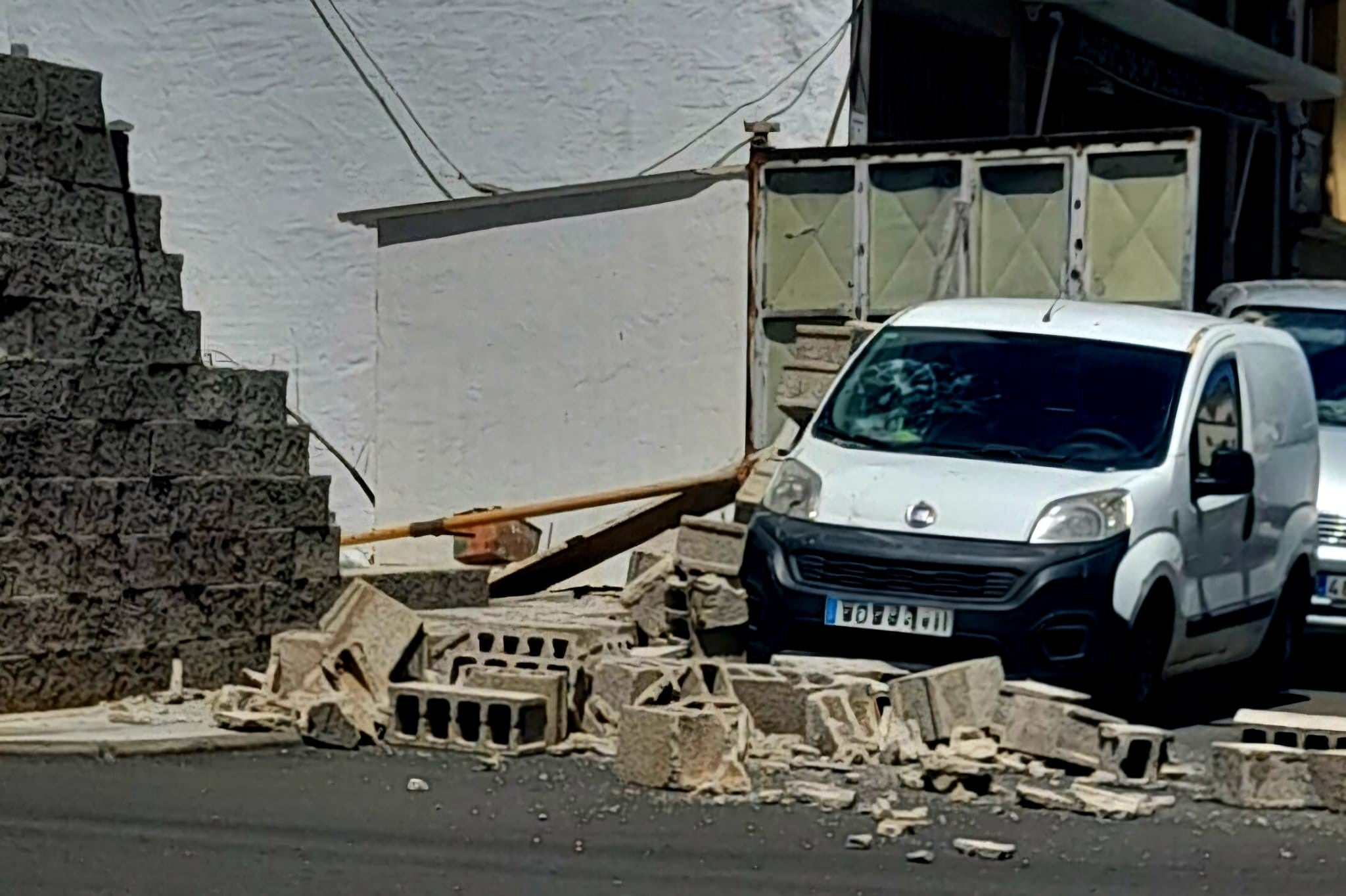 Las rachas de viento causan estragos en el norte de Gran Canaria