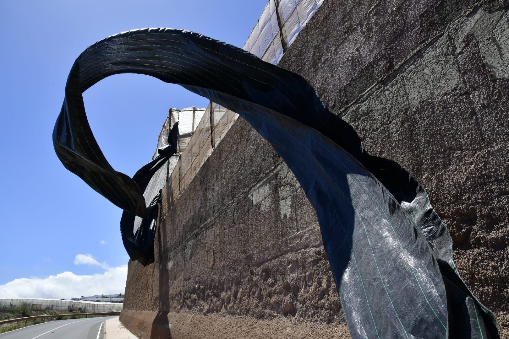 Las rachas de viento causan estragos en el norte de Gran Canaria