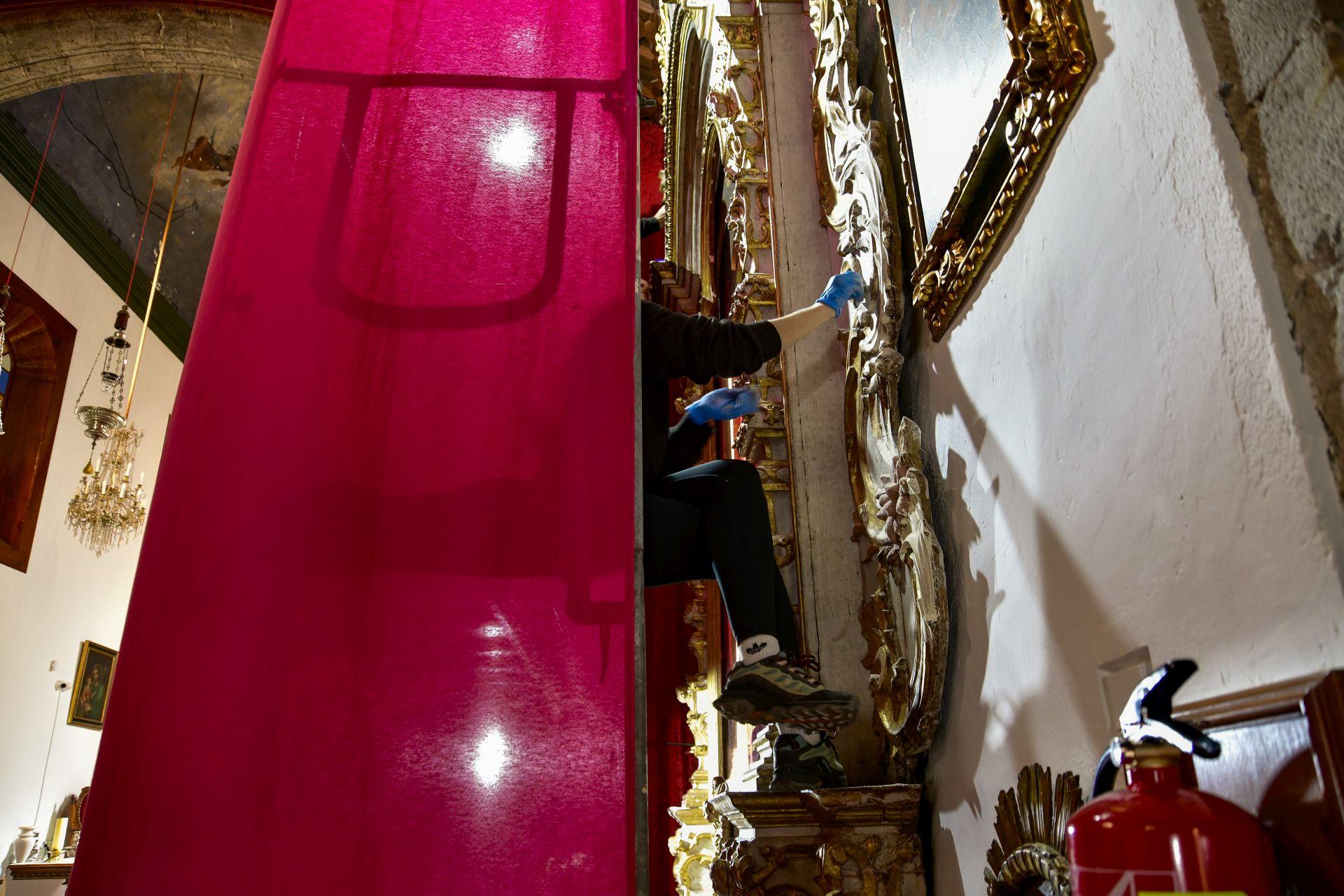 La Palma se prepara para bajada de la Virgen de las Nieves, en imágenes