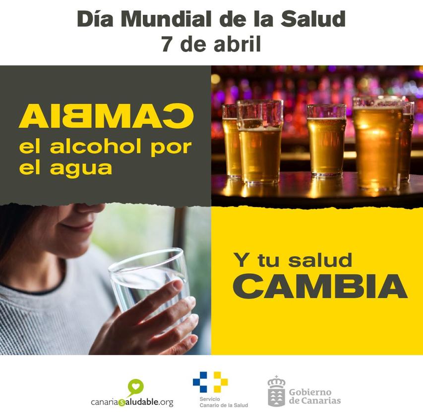 Imagen secundaria 1 - Imágenes de los carteles de la campaña publicitaria que se difundirá a través de televisión, redes sociales, el canal Canarias Saludable y las pantallas dinámicas de los hospitales y centros de salud. 