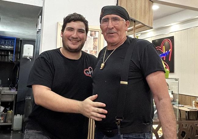 Anthony y Noel, su padre