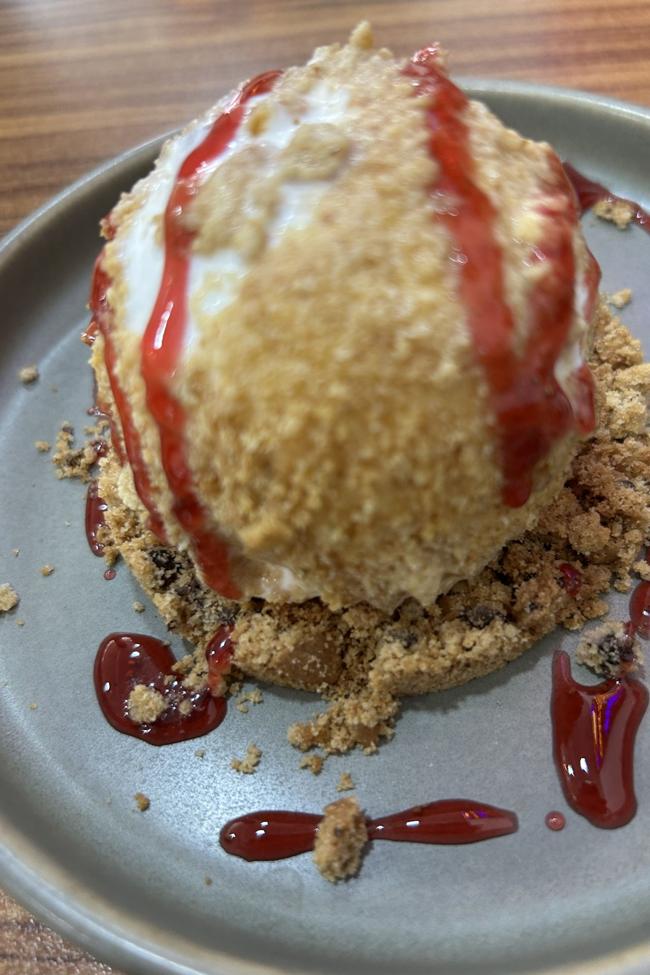 Helado de tarta de queso