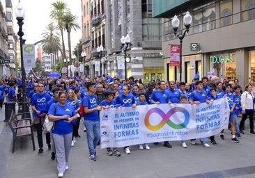 Marcha azul del autismo: «Falta concienciar a la sociedad y visibilizar a estas personas»