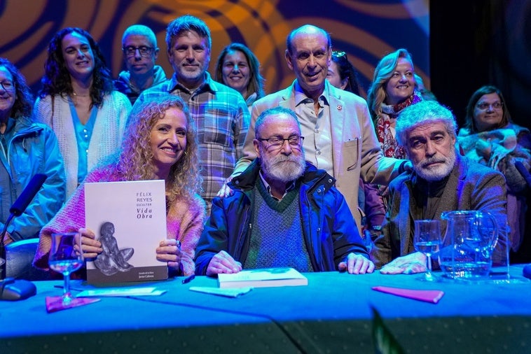 Félix Reyes en acto que ha tenido lugar en Valleseco.