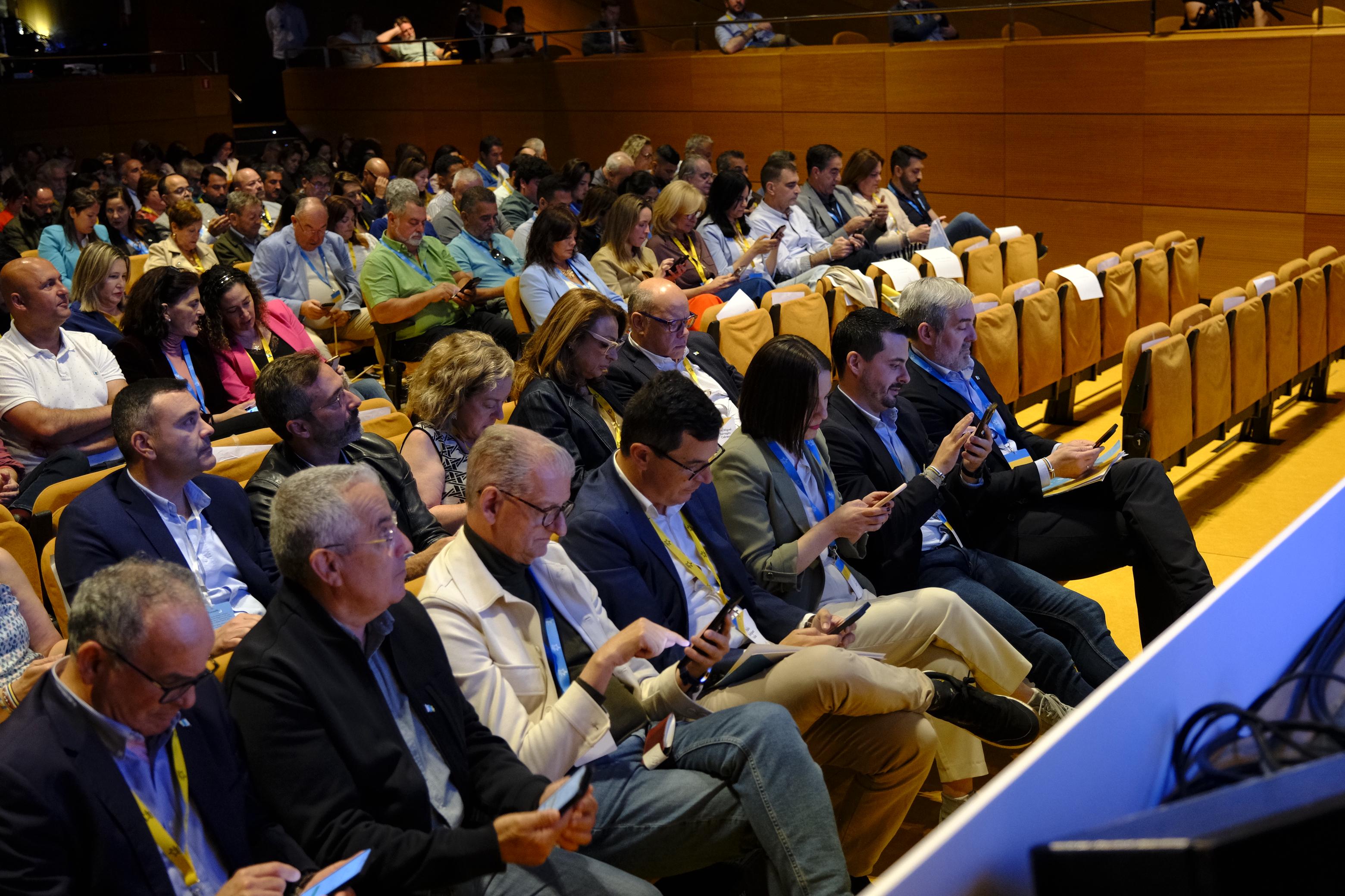 Imágenes de la clausura del VIII Congreso de Coalición Canaria