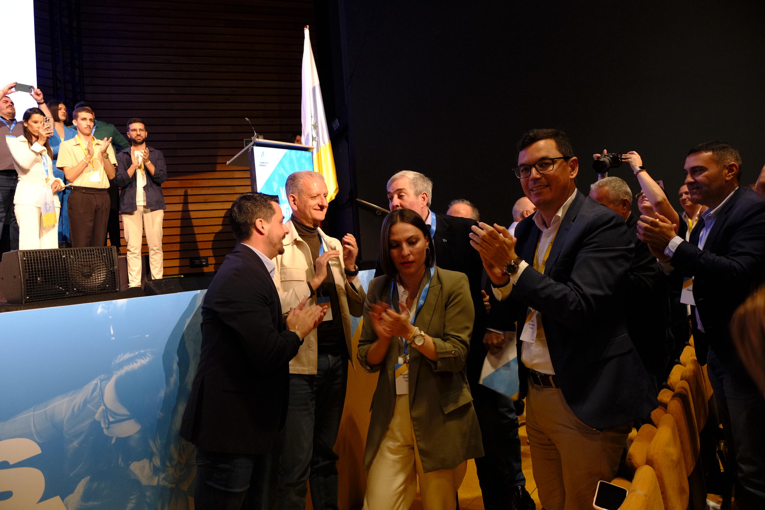 Imágenes de la clausura del VIII Congreso de Coalición Canaria