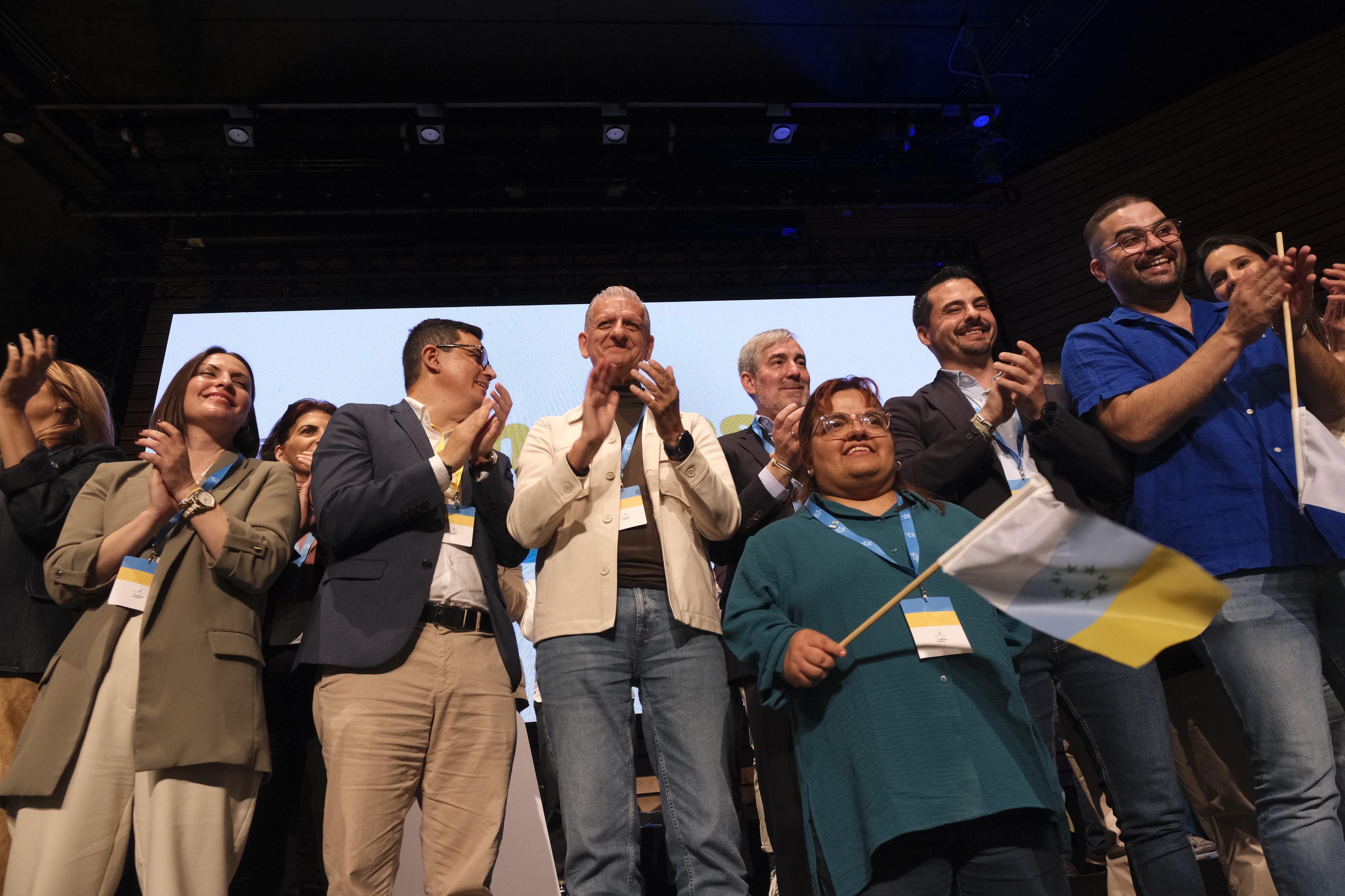 Imágenes de la clausura del VIII Congreso de Coalición Canaria