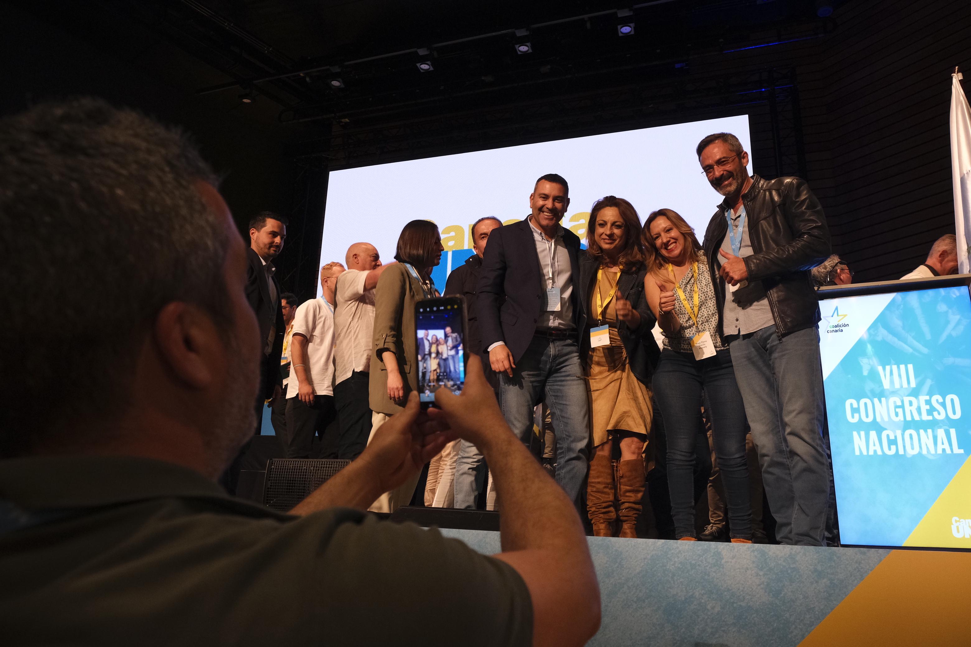 Imágenes de la clausura del VIII Congreso de Coalición Canaria