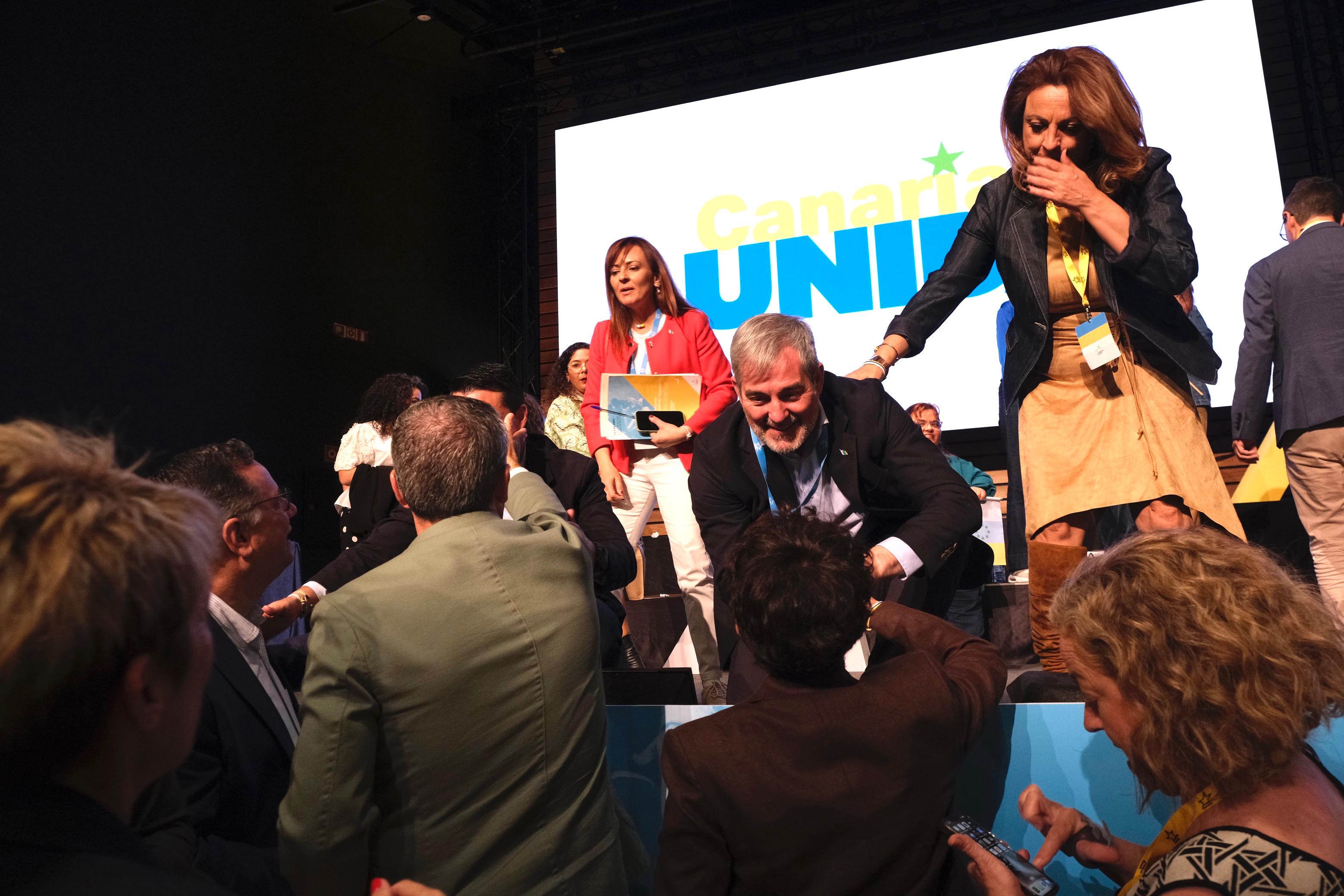 Imágenes de la clausura del VIII Congreso de Coalición Canaria
