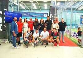 Las parejas vencedoras de las categorías de este torneo.