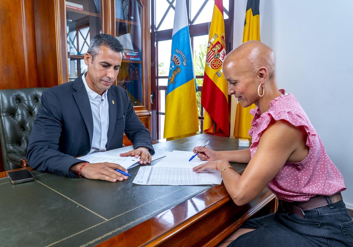 Isaí Blanco y Gleiber Carreño.