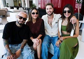 Parte del elenco de 'La Reina del Flow' en la redacción de CANARIAS7.