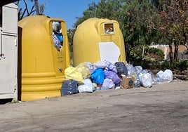 Residuos acumulados en El Tablero.