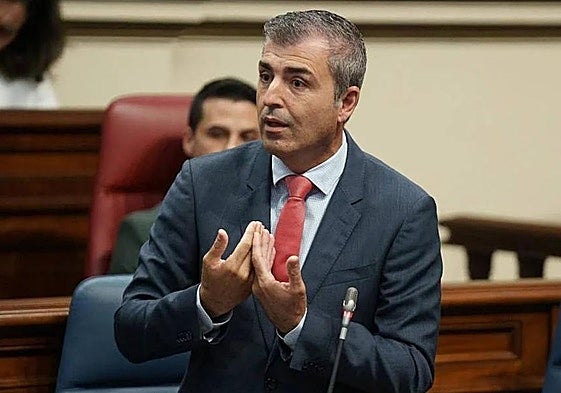 Manuel Domínguez, vicepresidente del Gobierno de Canarias.