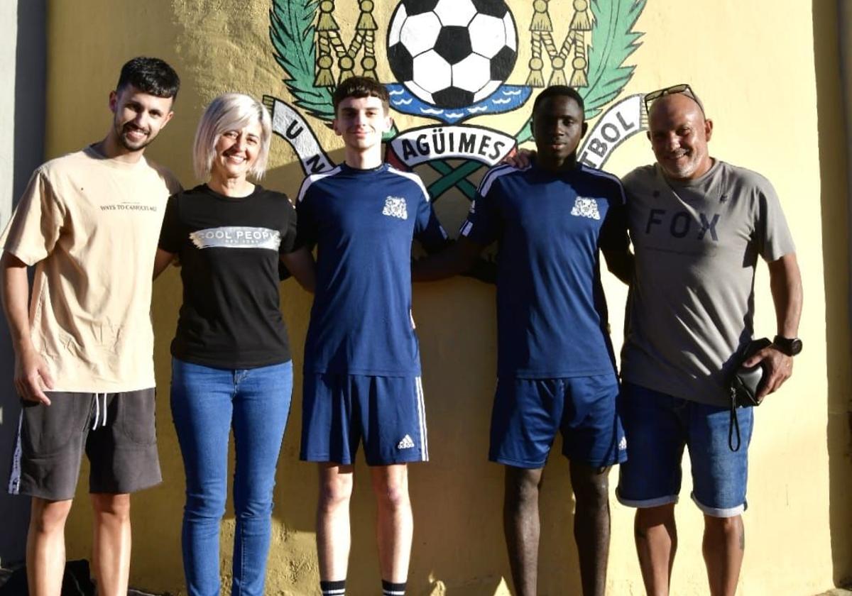 Una familia de Agüimes acoge a Moussa