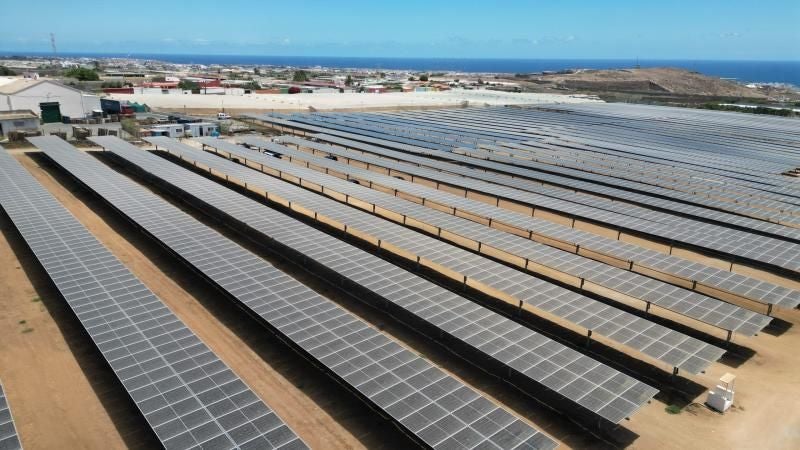 La alta insolación provoca un nuevo récord de producción solar en Gran Canaria