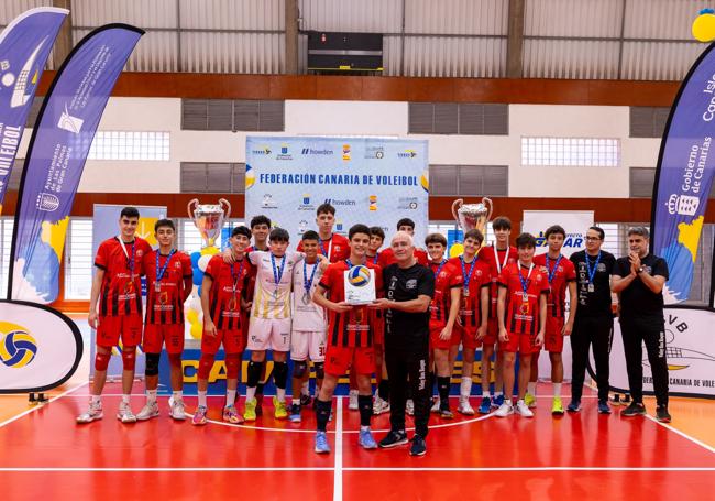 El representante cadete masculino.