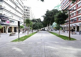La calle Mesa y López, en la capital grancanaria.
