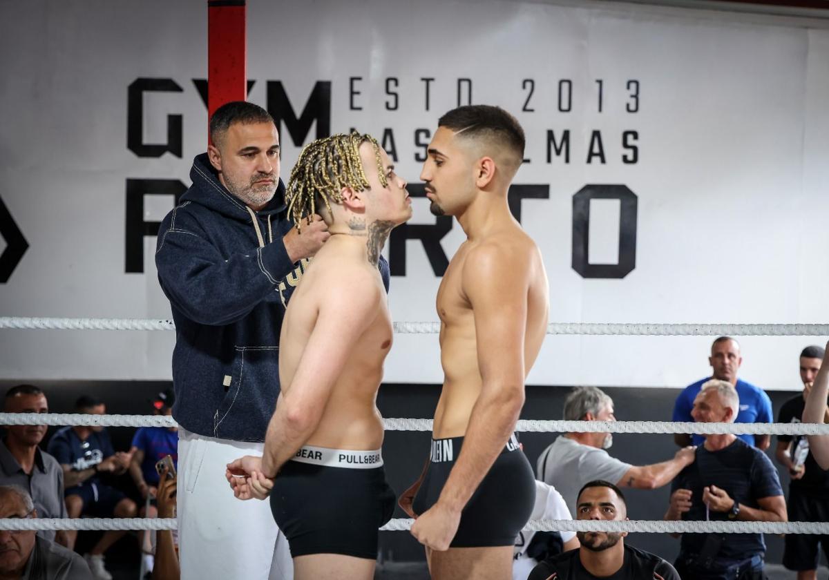 Pesaje de las Finales del Provincial de Boxeo