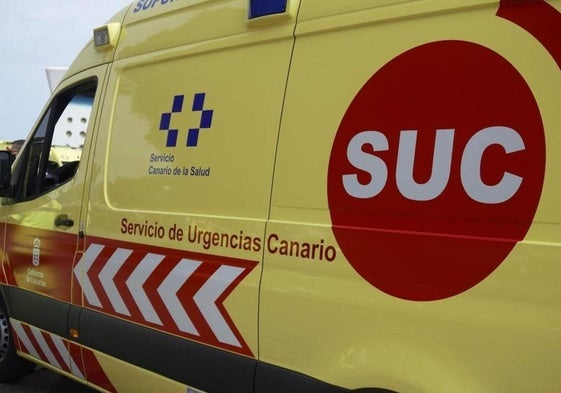 Foto archivo de una ambulancia del SUC.