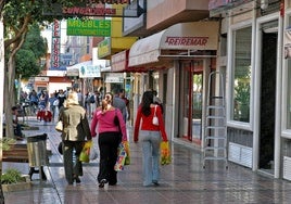 Imagen de archivo de la Avenida de Canarias, en Vecindario.