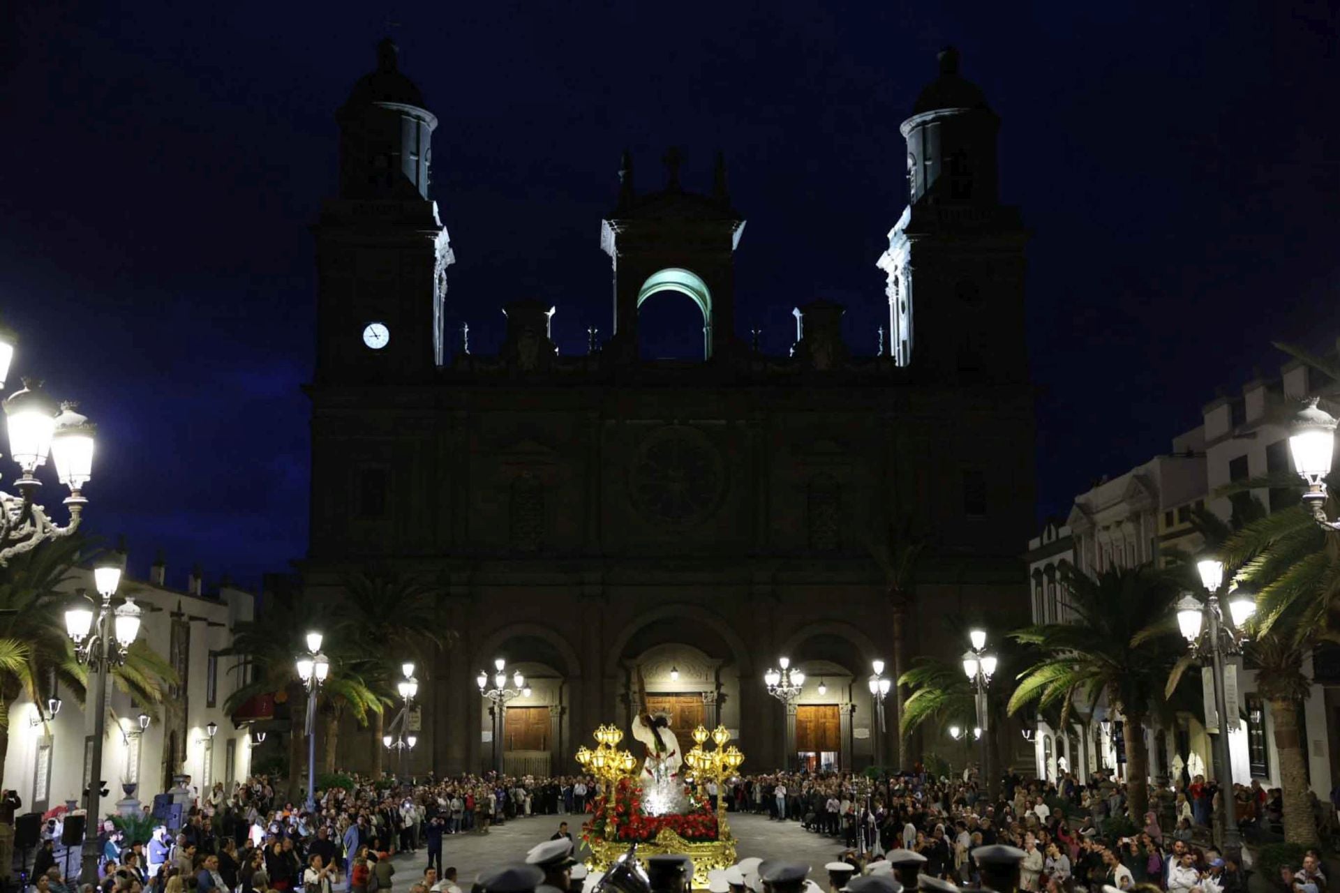 Procesión del Santo Encuentro en Santa Ana