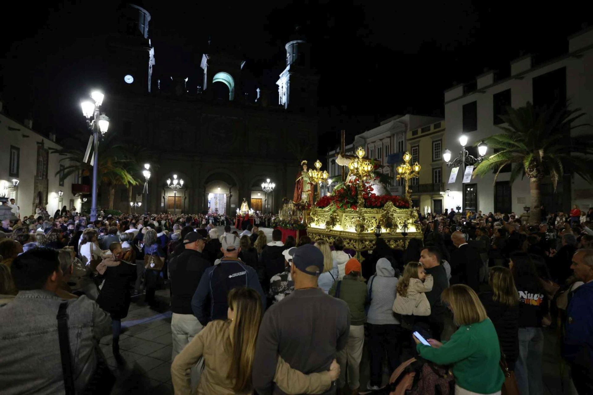 Procesión del Santo Encuentro en Santa Ana