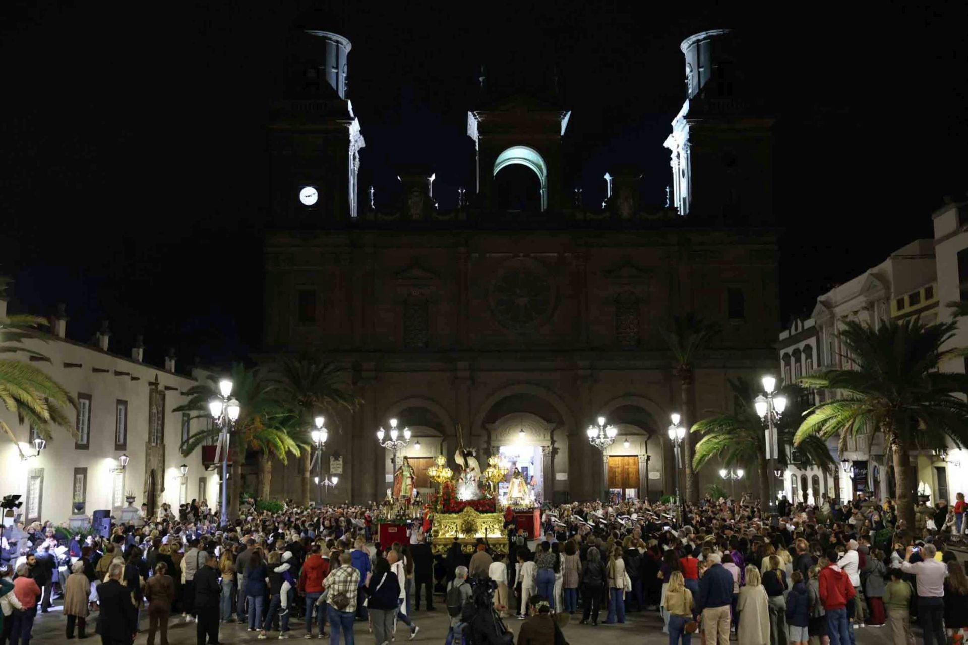 Procesión del Santo Encuentro en Santa Ana