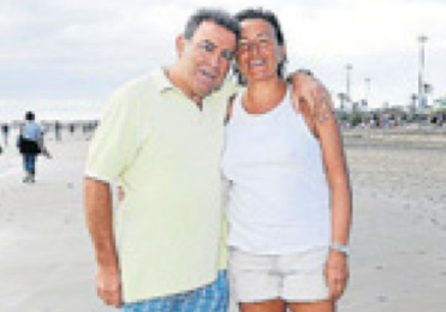 Imagen de la pareja en el reportaje que realizó este periódico.