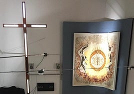 El tríptico encargado en 1968 a Pepe Dámaso es considerado patrimonio cultural de Agaete.