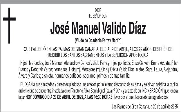 José Manuel Valido Díaz