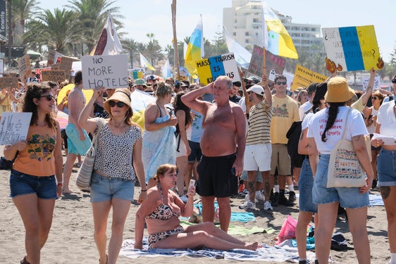 Se cumple un año de la manifestación bajo el lema: ¡Canarias tiene un límite!.