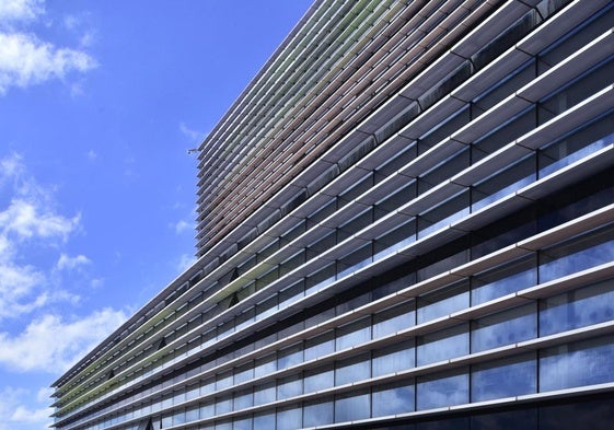 Fachada de la Ciudad de la Justicia de Las Palmas de Gran Canaria.