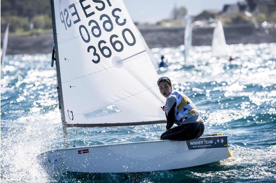 La regatista del RCNGC Marta Mansito se proclama campeona de España de Optimist