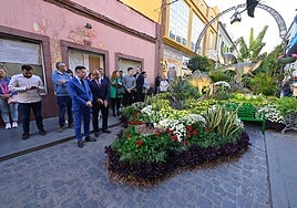 Ignauguración de la pasada edición de 'Gáldar en Flor'