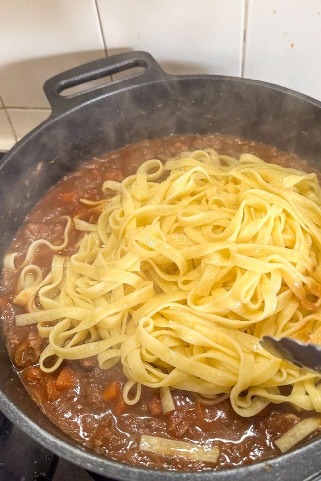 tagliatelle bolognesa
