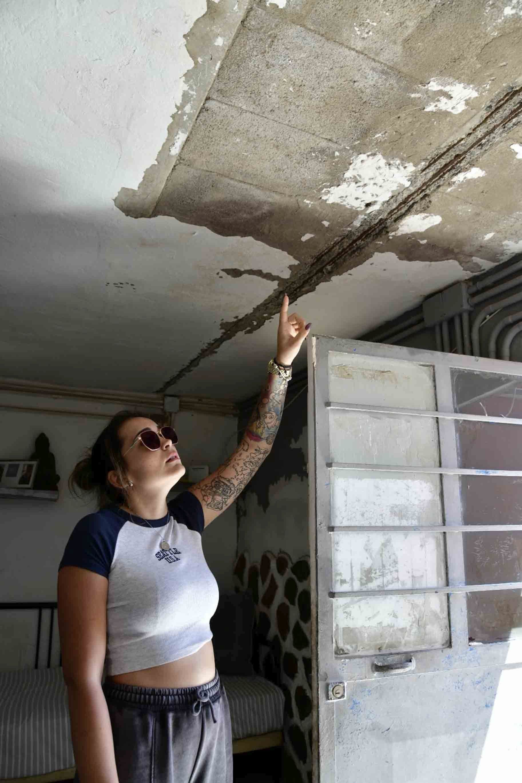 Imágenes del mal estado de las viviendas