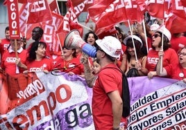 Imagen de archivo de una manifestación del Primero de Mayo.