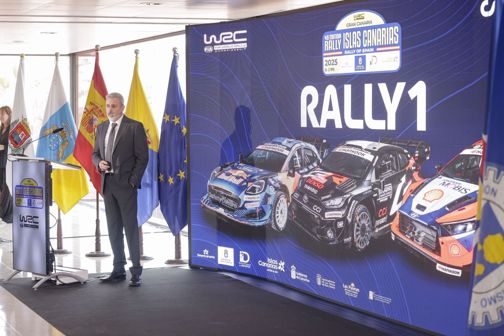 Presentación de la 49 edición del RALLY ISLAS CANARIAS-RALLY DE ESPAÑA WRC, en el Auditorio Alfredo Kraus.