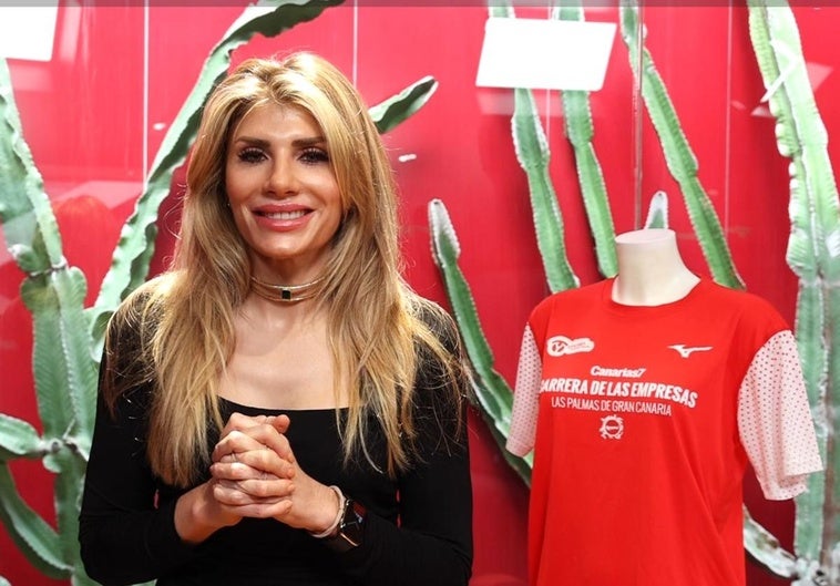 La directora de Marketing del Hospital Perpetuo Socorro, Eva Molina, en la presentación de la CANARIAS7 Carrera de las Empresas.