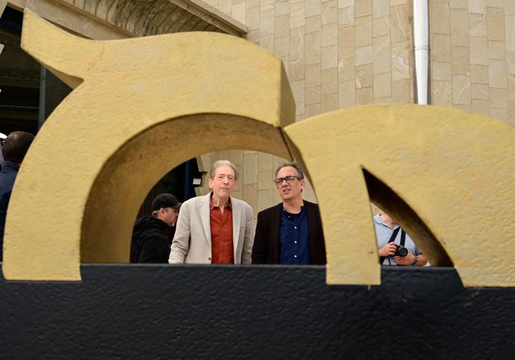 Frederick Elmes, junto a Luis Miranda.