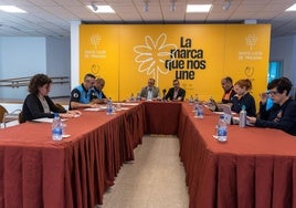 Reunión de la Junta Local de Protección Civil de Santa Lucía.