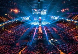 Un escenario de esports.