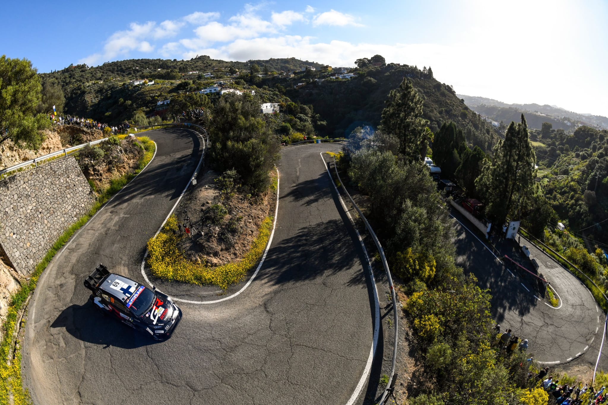 El Rally Islas Canarias 2025, visto desde los cielos
