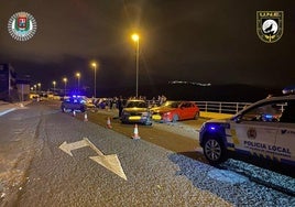 Cuatro vehículos involucrados en un accidente en el mirador de Las Torres