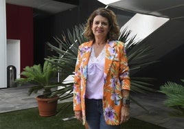Imagen de archivo de Elizabeth Hernández en una visita a Canarias7.